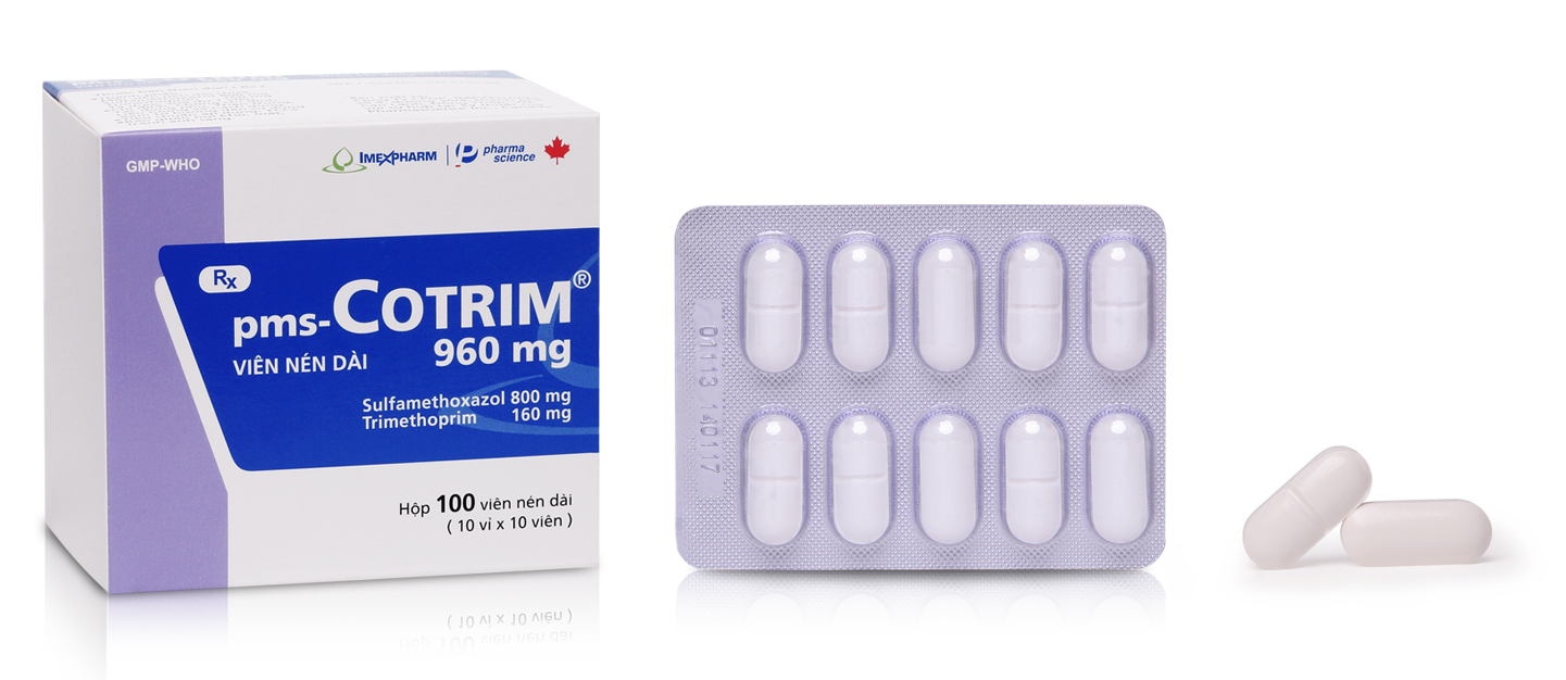 Thuốc pms Cotrim 960 mg thành phần liều dùng giải đáp là thuốc gì