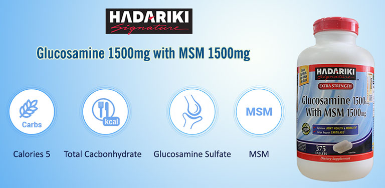 Hadariki Signature Glucosamine 1500mg MSM là sản phẩm được nghiên cứu và điều chế tại Việt Nam nhưng được đánh giá rất cao trong tác dụng tăng tiết chất nhờn cho sụn khớp