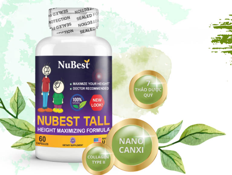 Viên uống tăng chiều cao NuBest Tall được sản xuất bởi NuBest Hoa Kỳ là sản phẩm rất được phụ huynh tin dùng hiện nay để tăng chiều cao cho trẻ nhỏ