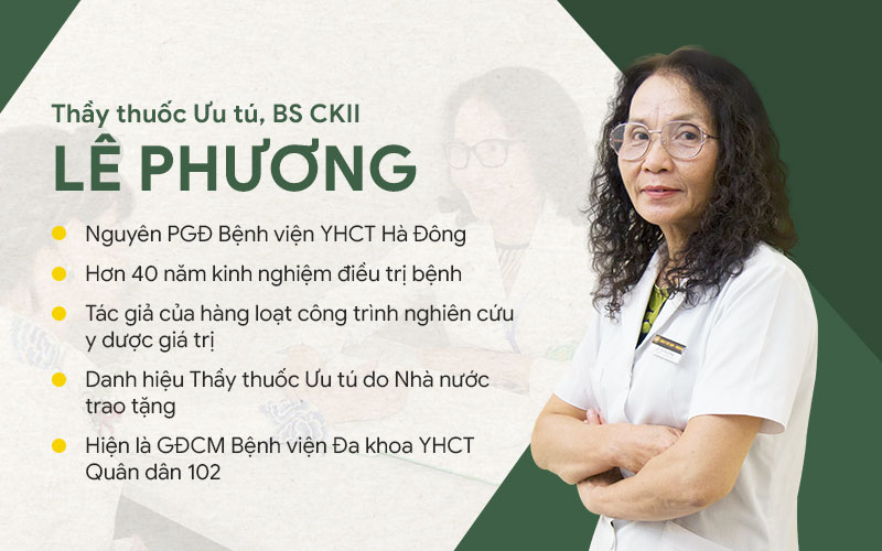 Bác sĩ Lê Phương - Giám đốc chuyên môn bệnh viện Đa khoa YHCT Quân dân 102