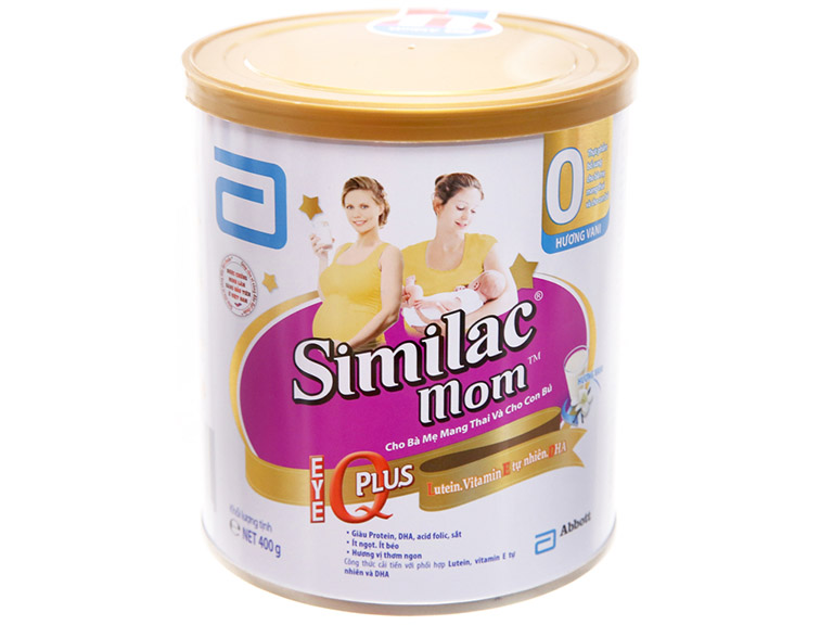 Sữa bầu Abbott Similac Mom IQ có thể đáp ứng 100% nhu cầu axit folic của thai phụ.