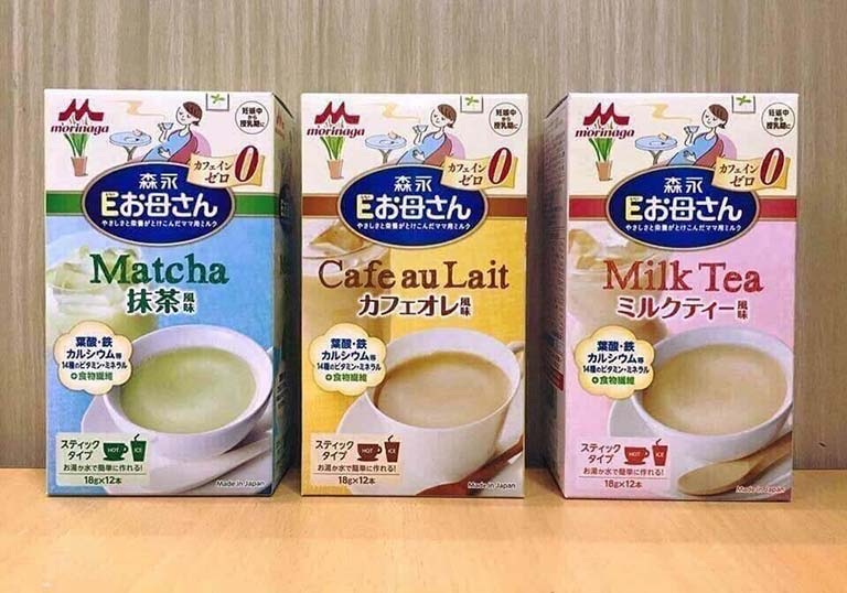 Sữa Morinaga của Nhật với 3 hương vị thơm ngon độc đáo giúp các bà mẹ không bị ngán khi uống