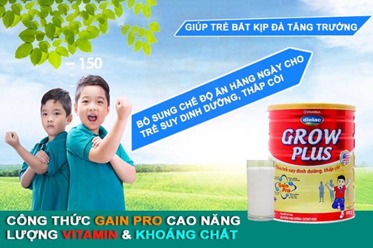 Sữa Dielac Grow 1+ của Vinamilk được sản xuất vô cùng phù hợp với nhu cầu dinh dưỡng của trẻ nhỏ Việt Nam