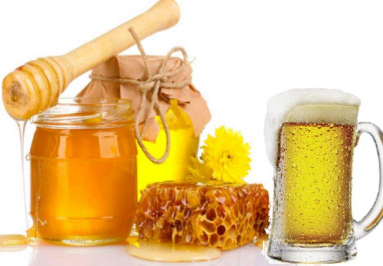 Mật ong kết hợp với bia giúp kháng khuẩn, kháng viêm, ngăn ngừa sự sinh sôi và phát triển của nấm men gây bệnh