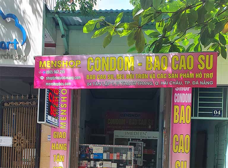 Cửa hàng MenShop - Địa chỉ bán bao cao su uy tín ở Đà Nẵng