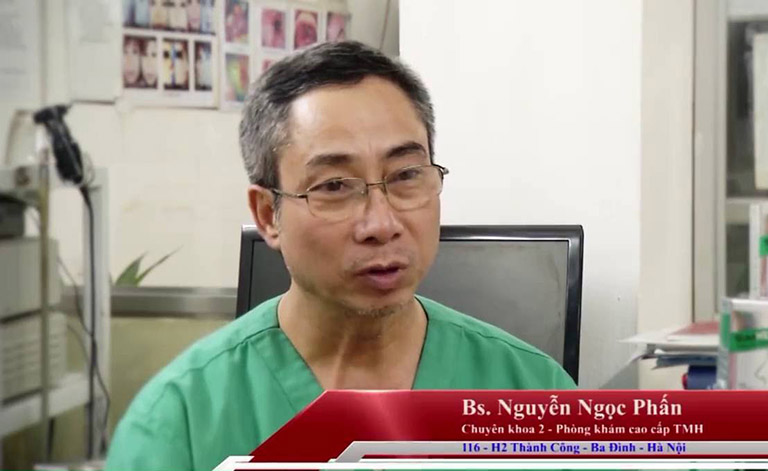 Bác sĩ CKII Nguyễn Ngọc Phấn chữa viêm tai giữa giỏi