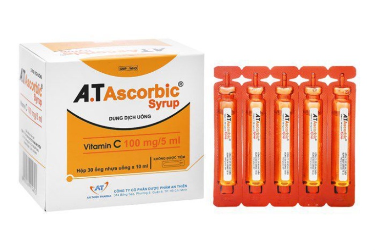 A.T Ascorbic syrup bổ sung vitamin C