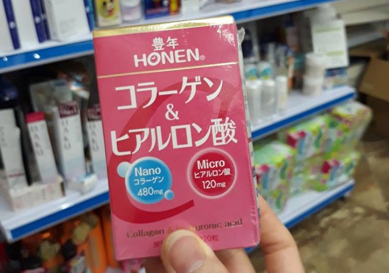 Viên uống Collagen Hyaluronic Acid Honen